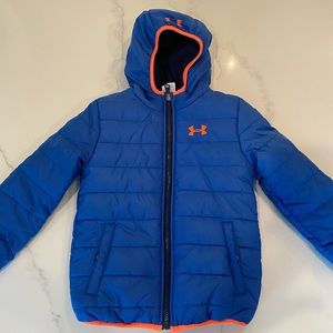 Boys under armour fleece lined puffer jacket